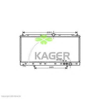 Радиатор, охлаждение двигателя KAGER 31-2356
