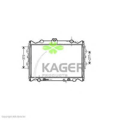 Радиатор, охлаждение двигателя KAGER 31-2534