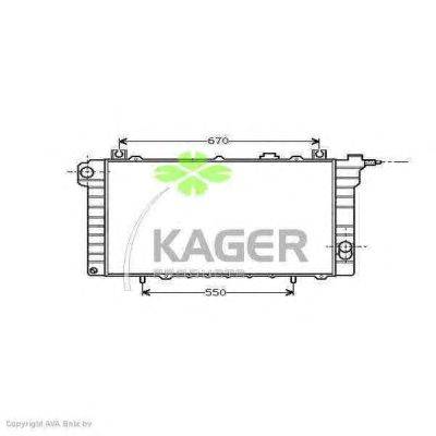 Радиатор, охлаждение двигателя KAGER 31-2856