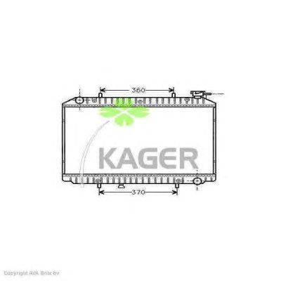 Радиатор, охлаждение двигателя KAGER 313163