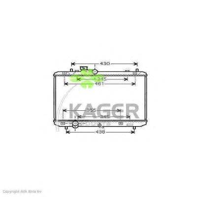Радиатор, охлаждение двигателя KAGER 31-3309