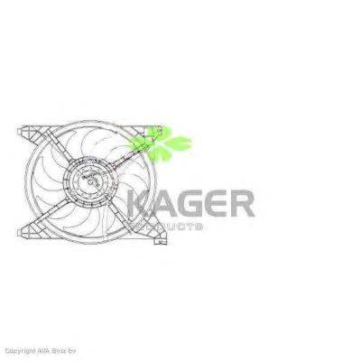 Вентилятор, охлаждение двигателя KAGER 32-2188