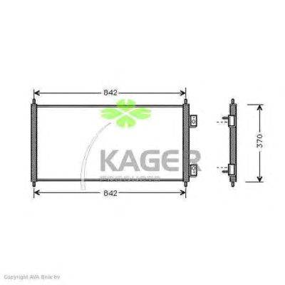 Конденсатор, кондиционер KAGER 94-5115