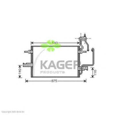 Конденсатор, кондиционер KAGER 94-5271