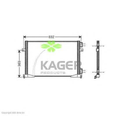 Конденсатор, кондиционер KAGER 94-5330