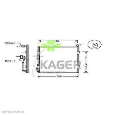 Конденсатор, кондиционер KAGER 94-5786