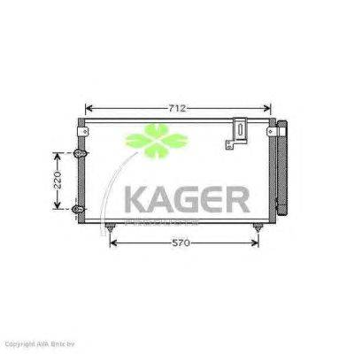 Конденсатор, кондиционер KAGER 94-5866