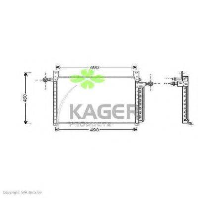 Конденсатор, кондиционер KAGER 945987