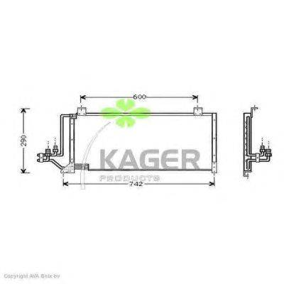 Конденсатор, кондиционер KAGER 94-6043