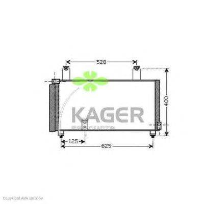 Конденсатор, кондиционер KAGER 946085