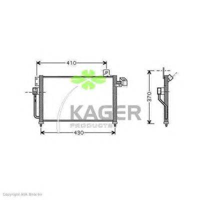 Конденсатор, кондиционер KAGER 94-6201