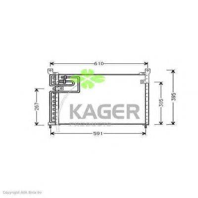 Конденсатор, кондиционер KAGER 94-6242