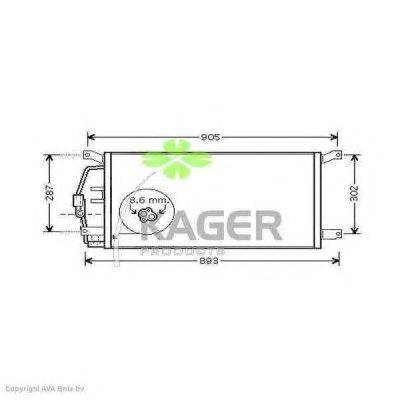 Конденсатор, кондиционер KAGER 94-6347
