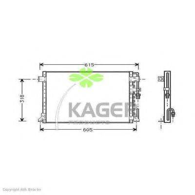 Конденсатор, кондиционер KAGER 94-6375