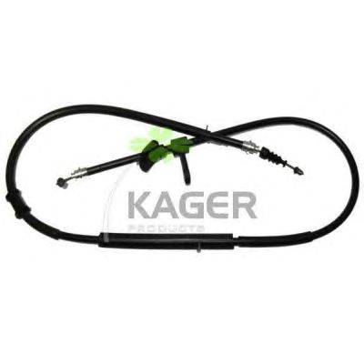 Трос, стояночная тормозная система KAGER 19-1828