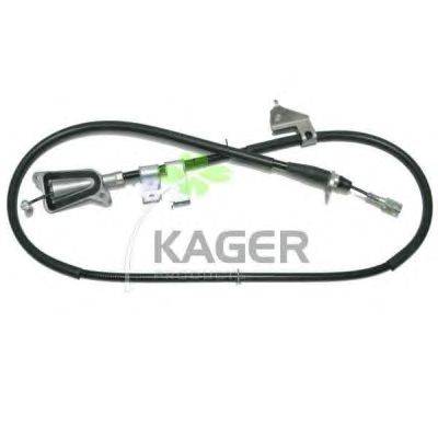 Трос, стояночная тормозная система KAGER 19-6358