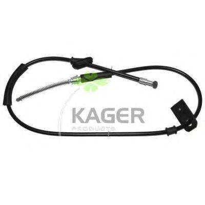 Трос, стояночная тормозная система KAGER 196459