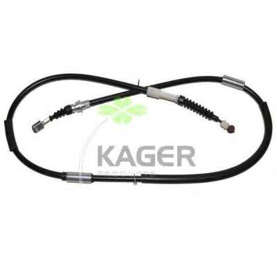 Трос, стояночная тормозная система KAGER 19-6504