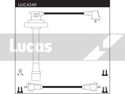 Комплект проводов зажигания LUCAS ELECTRICAL LUC4349