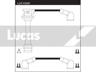 Комплект проводов зажигания LUCAS ELECTRICAL LUC4360