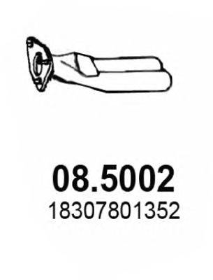 Труба выхлопного газа ASSO 085002