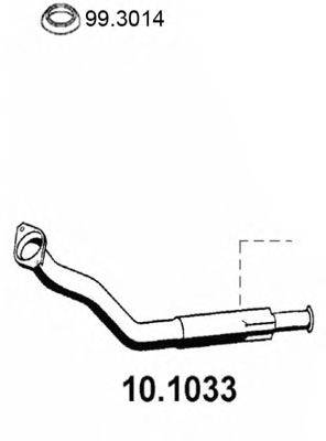 Труба выхлопного газа ASSO 10.1033