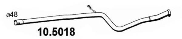Труба выхлопного газа ASSO 105018