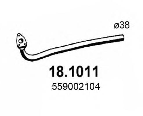 Труба выхлопного газа IMASAF 342701