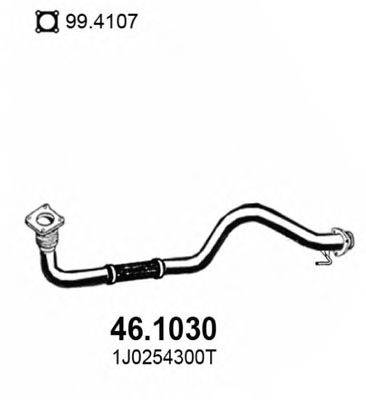 Труба выхлопного газа ASSO 46.1030