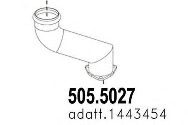Труба выхлопного газа ASSO 505.5027