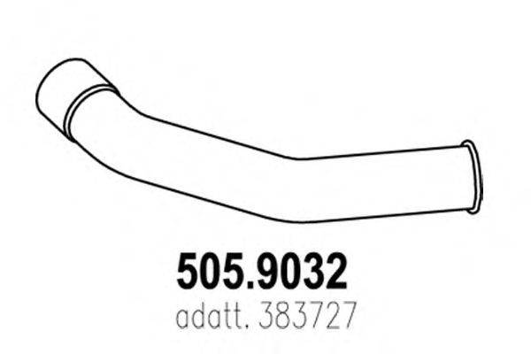 Труба выхлопного газа ASSO 505.9032