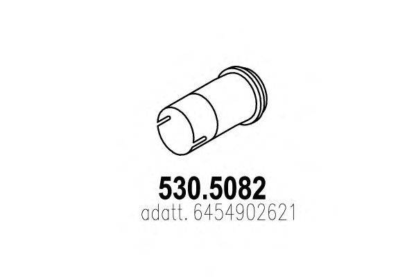 Труба выхлопного газа ASSO 530.5082