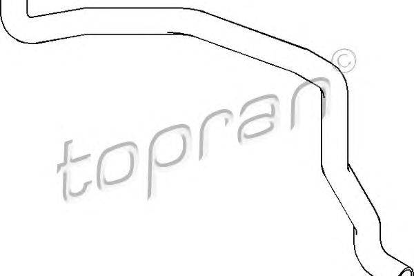 Шланг радиатора TOPRAN 109193