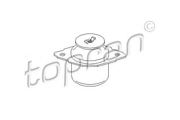 Подвеска, двигатель TOPRAN 103 458