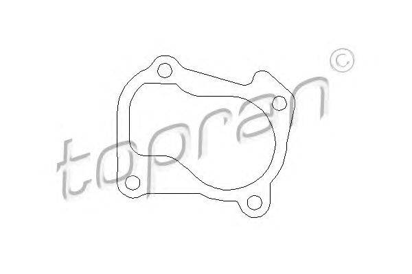 Прокладка, труба выхлопного газа TOPRAN 107204