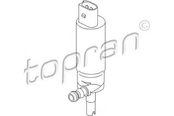 Водяной насос, система очистки фар TOPRAN 110472