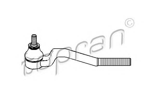 Наконечник поперечной рулевой тяги TOPRAN 400655