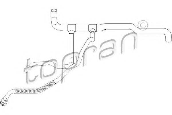 Шланг радиатора TOPRAN 207 732