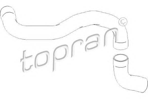Трубка нагнетаемого воздуха TOPRAN 407 862