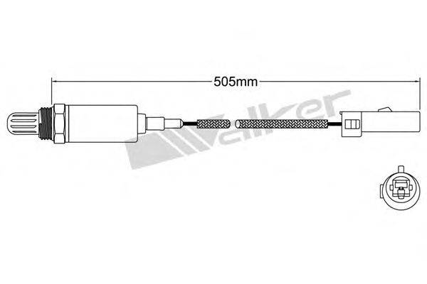 Лямбда-зонд WALKER PRODUCTS 250-21005