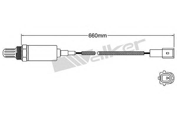 Лямбда-зонд WALKER PRODUCTS 250-21039