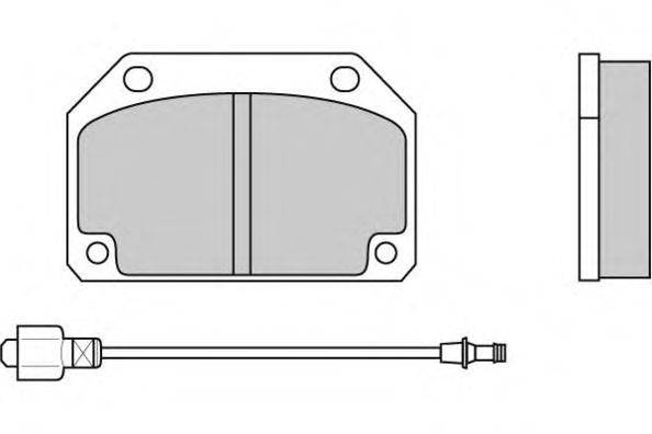 Комплект тормозных колодок, дисковый тормоз TALBOT 0043267700