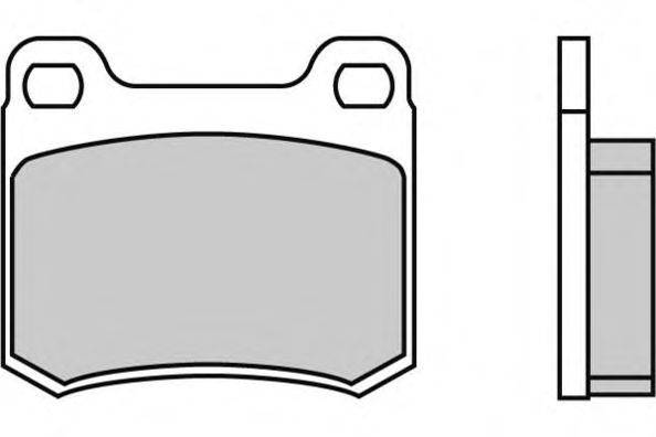 Комплект тормозных колодок, дисковый тормоз E.T.F. 12-0314