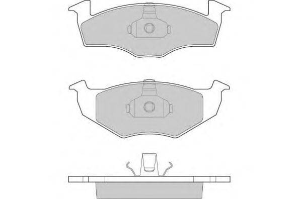 Комплект тормозных колодок, дисковый тормоз E.T.F. 12-0672