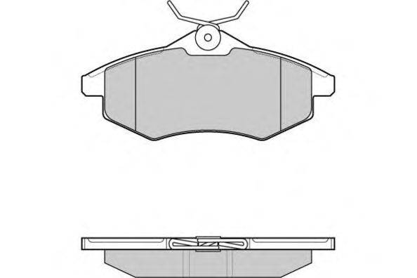 Комплект тормозных колодок, дисковый тормоз E.T.F. 23808