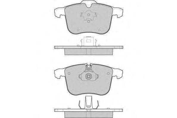 Комплект тормозных колодок, дисковый тормоз E.T.F. 121109