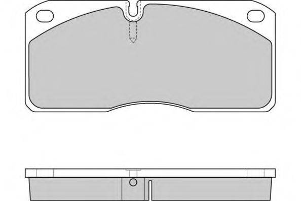 Комплект тормозных колодок, дисковый тормоз E.T.F. 12-5258