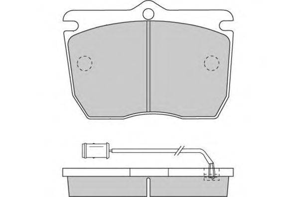 Комплект тормозных колодок, дисковый тормоз E.T.F. 12-5265