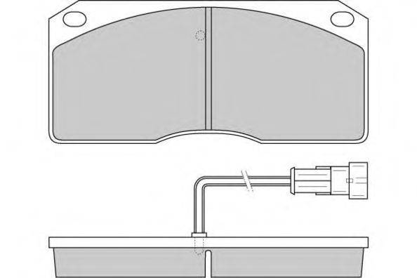 Комплект тормозных колодок, дисковый тормоз E.T.F. 29039