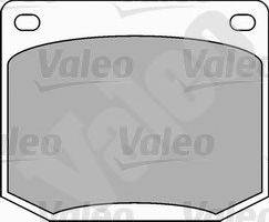 Комплект тормозных колодок, дисковый тормоз VALEO 20394